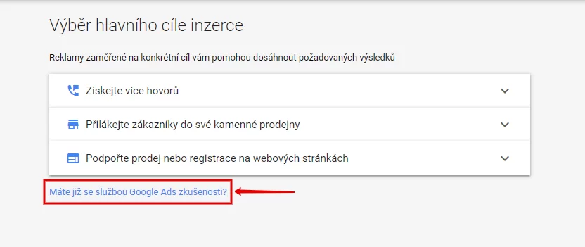 Jak správně psat PR články / SEO články – zjistěte, co jsou zač obrázek 10 Přihlášení do Google AdWords. Krok 1