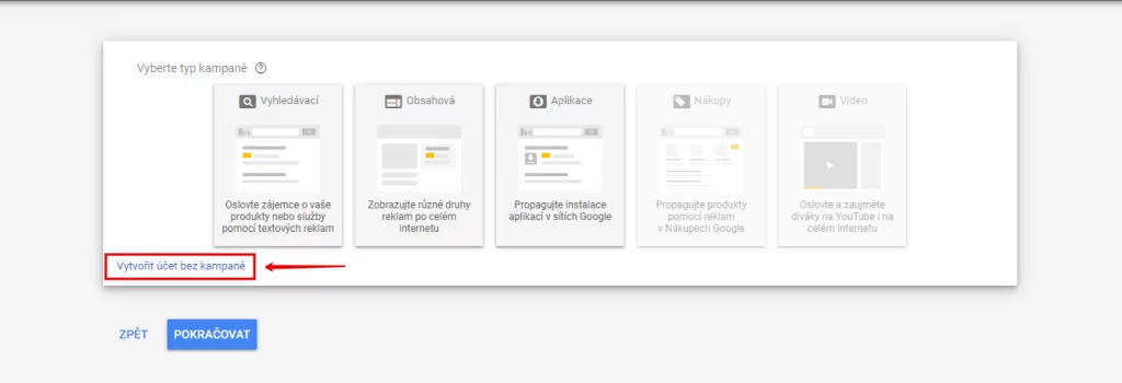 Jak správně psat PR články / SEO články – zjistěte, co jsou zač obrázek 11 Přihlášení do Google AdWords. Krok 2