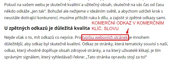 Jak správně psat PR články / SEO články – zjistěte, co jsou zač obrázek 32 Tvorba PR článků s komerčními odkazy