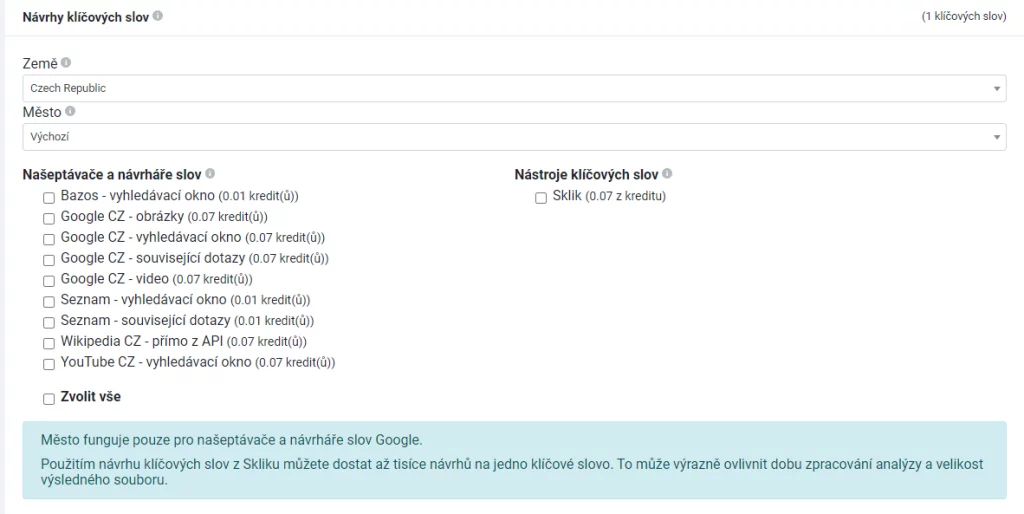 Analýza klíčových slov obrázek 134 Analýza klíčových slov obrázek 133